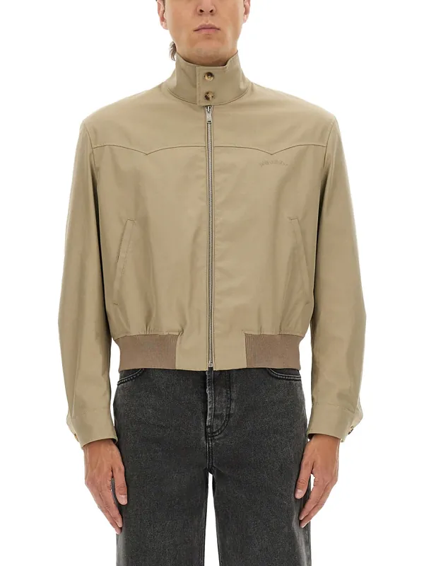 Harrington Cropped Jacket - Alexander McQueen