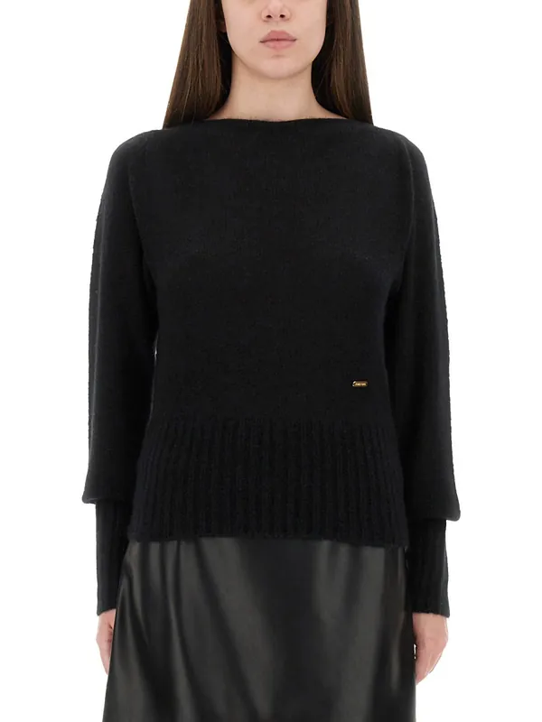Boat-Neck Sweater
