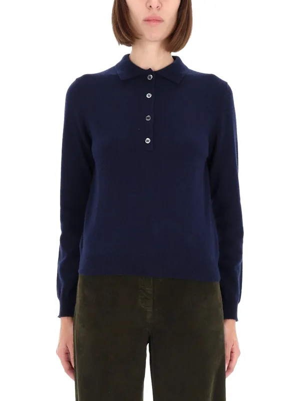 Cashmere Polo Shirt - Aspesi