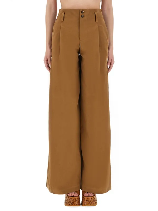 Wide Leg Pants - Chloé