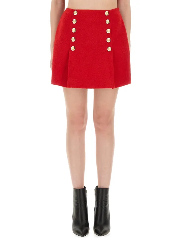 Wool Mini Skirt - Balmain