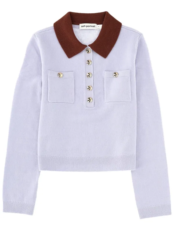 Jersey With Contrasting Collar - Self-Portrait