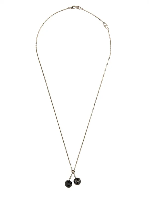 Chez Valentino Metal And Enamel Necklace - Valentino Garavani