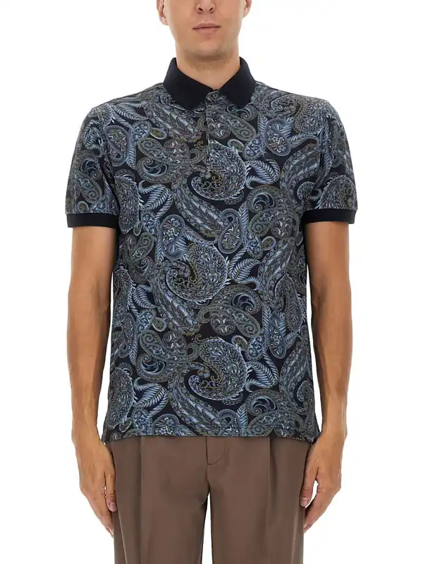 Polo Shirt With Print - Etro
