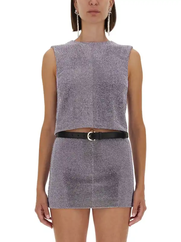 Metal Mesh Top - Self-Portrait