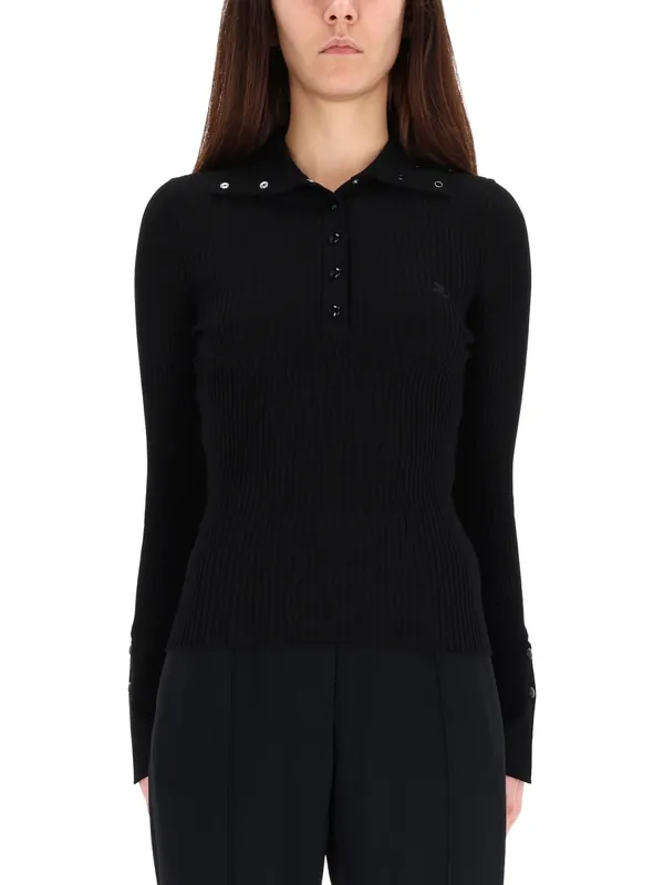 Ribbed Polos. - Courrèges
