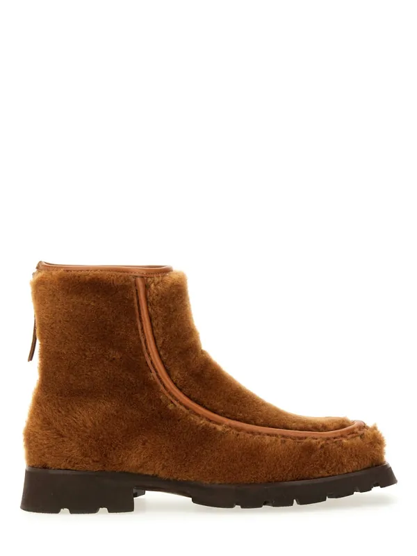 Boot With Zipper "Armenta" - Hereu