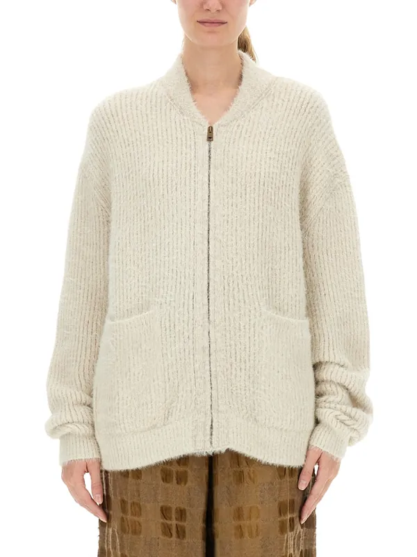 Wool Blend Cardigan - Uma Wang