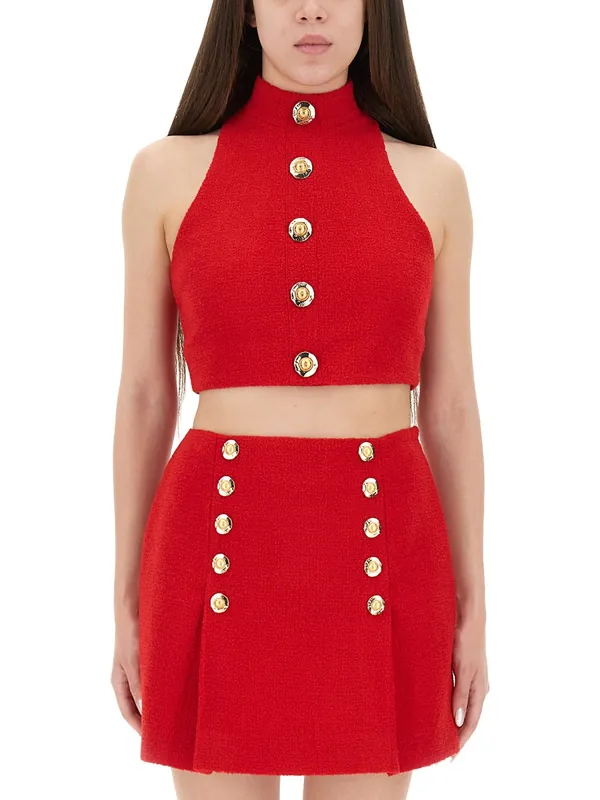 Wool Crop Top - Balmain