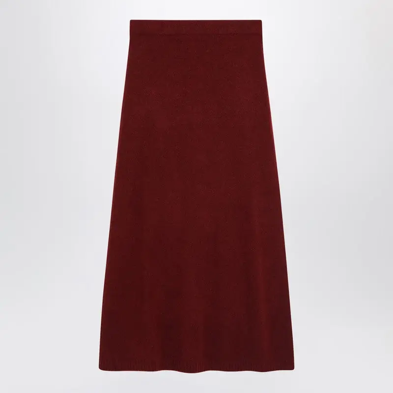 Raspberry Skirt In Stretch Cashmere Knit - Max Mara