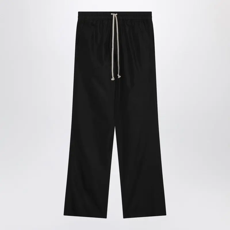 Black Drawstring Trousers - Moncler + Rick Owens