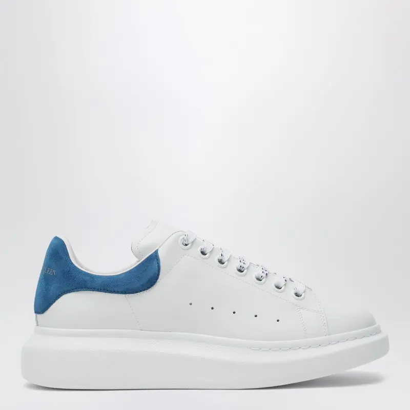 White/Blue Oversize Sneakers - Alexander McQueen