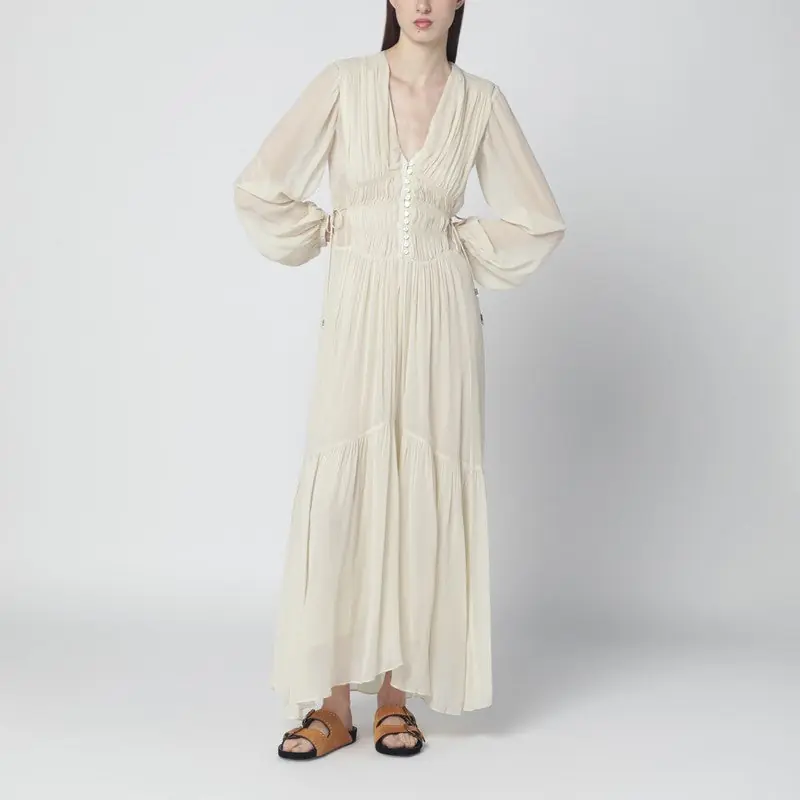 Briane Long Ecru Dress - Isabel Marant ÉToile