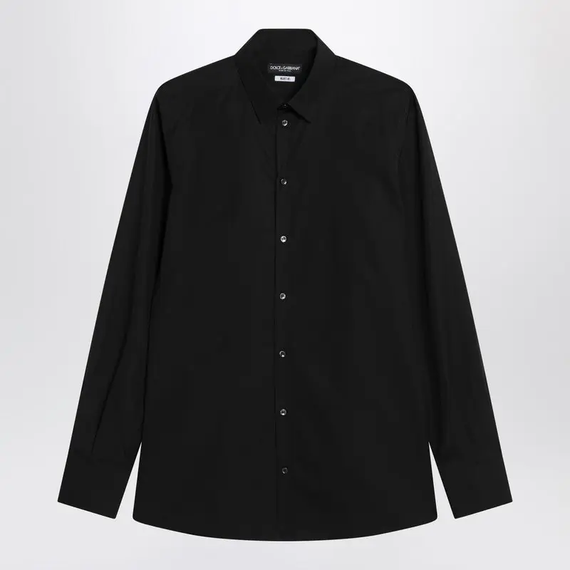 Black Cotton Shirt - Dolce & Gabbana