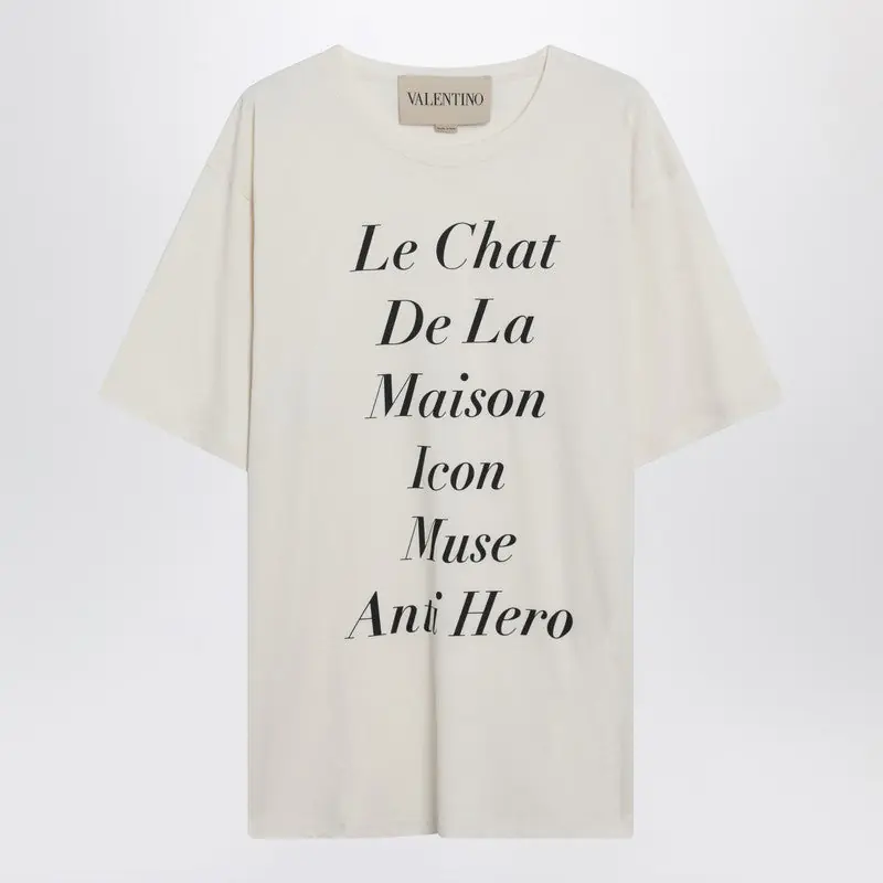 Ivory Le Chat De La Maison Icon Muse Anti Hero T-Shirt