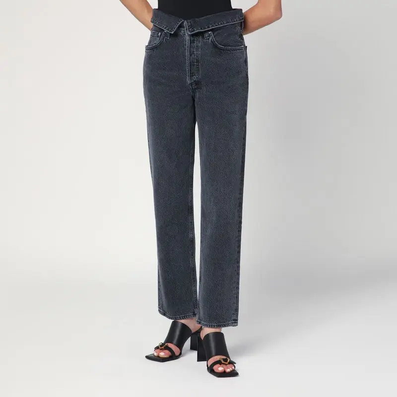Echo Jeans In Grey Zefiro - Agolde
