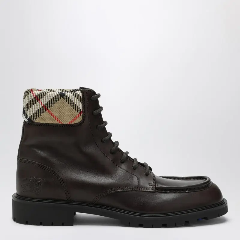 Brown Leather Amphibian Rogue - Burberry