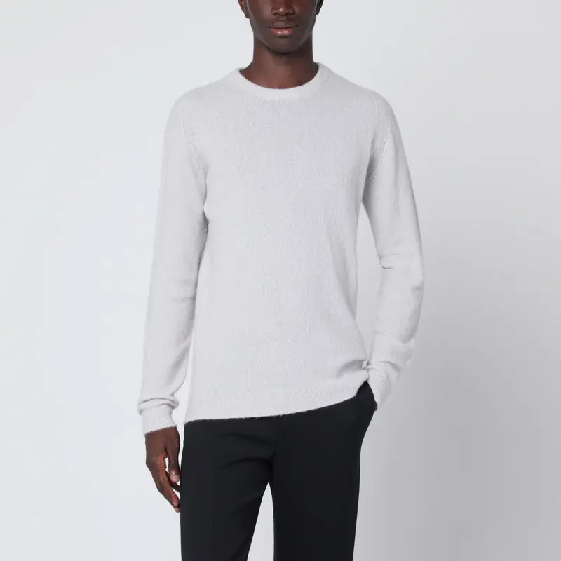 Ice-Colored Sweater In Cashmere Blend