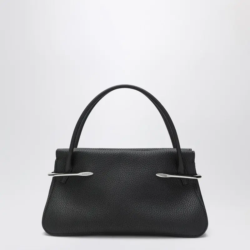 Medium Black Pinch Bag In Grain Leather - Givenchy