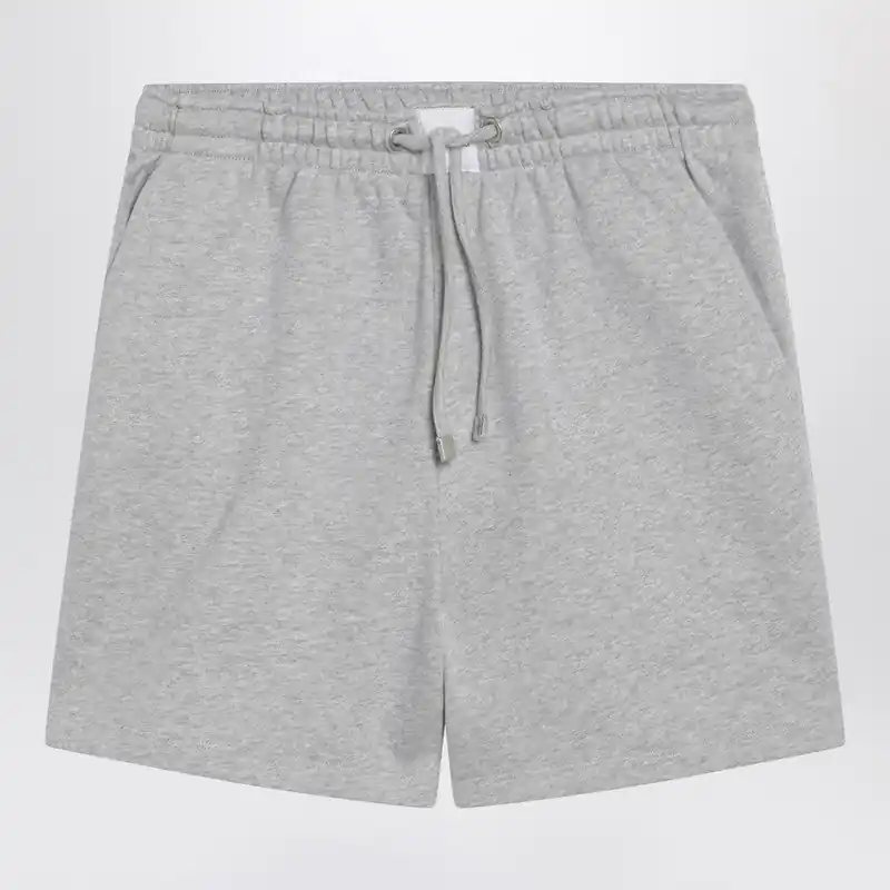 Grey Cotton Shorts - The Attico