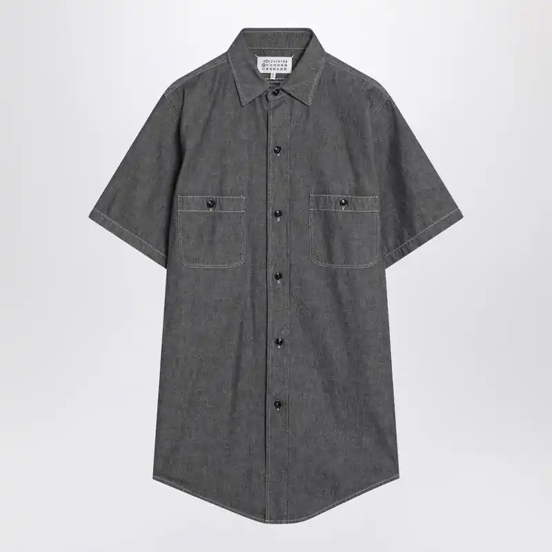 Gray Cotton Shirt - Maison Margiela