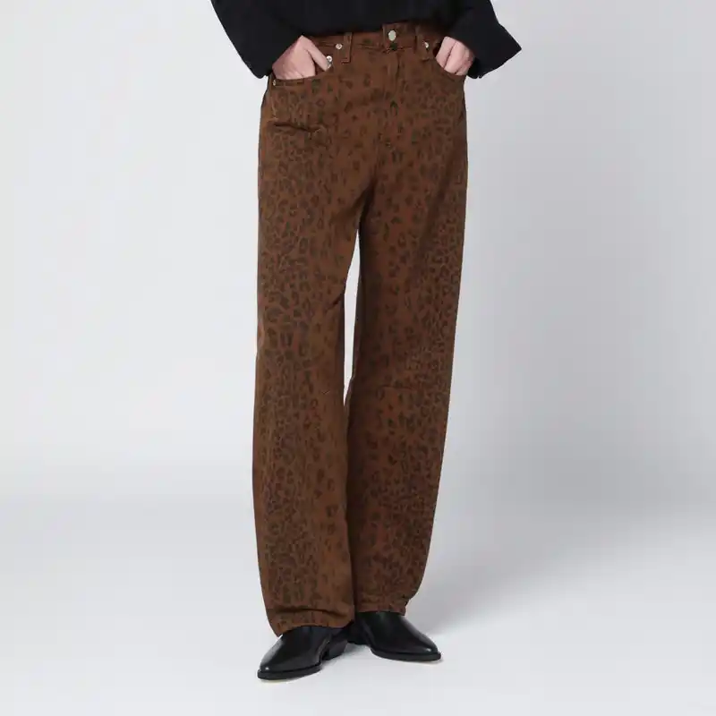 Relaxed Miro Jeans With Cheetah Print - Citizens Of Humanity