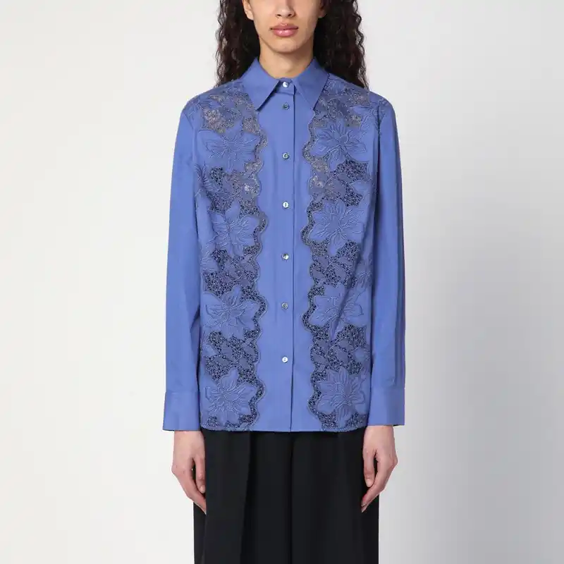 Embroidered Cotton Shirt - P.A.R.O.S.H.