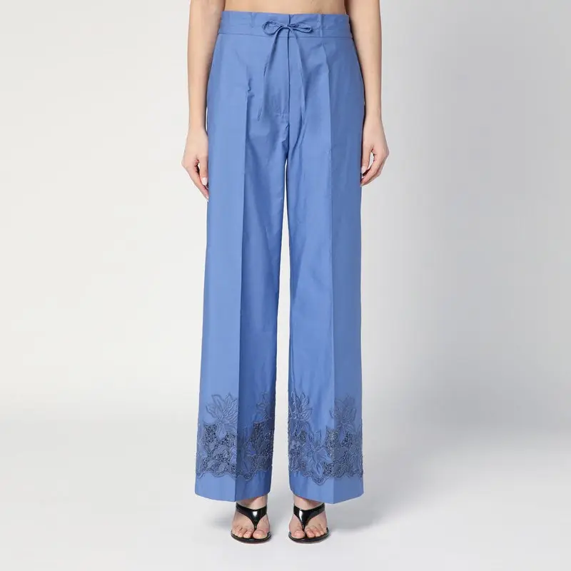 Embroidered Cotton Pants - P.A.R.O.S.H.