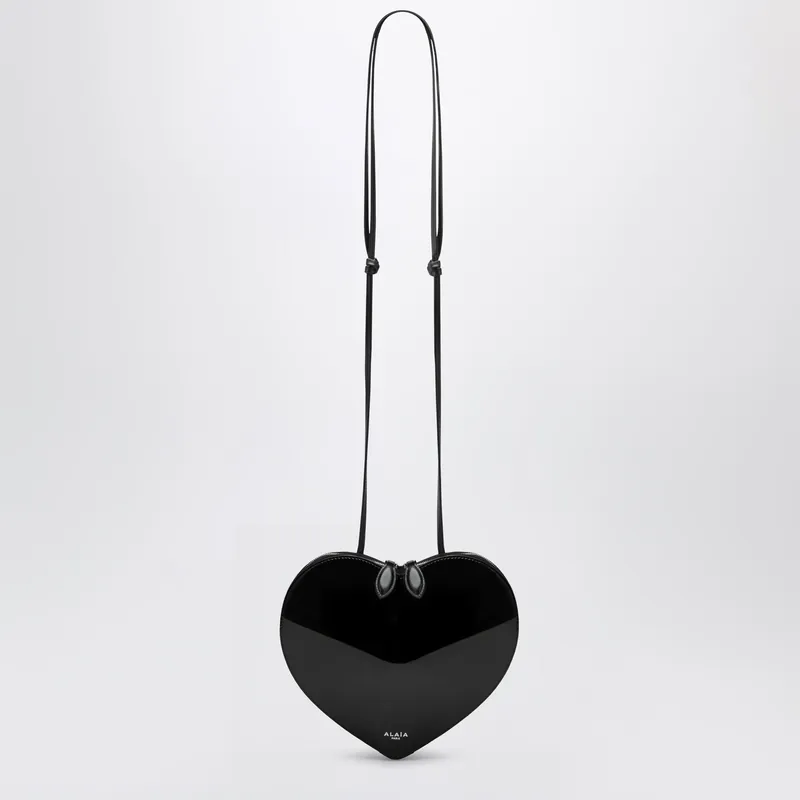Le Coeur Black Patent Leather Bag - Alaïa