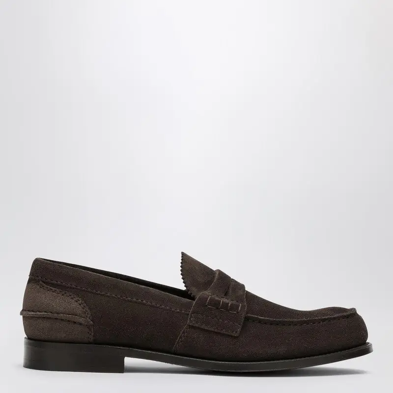 Brown Pembrey Moccasin In Suede - Church's