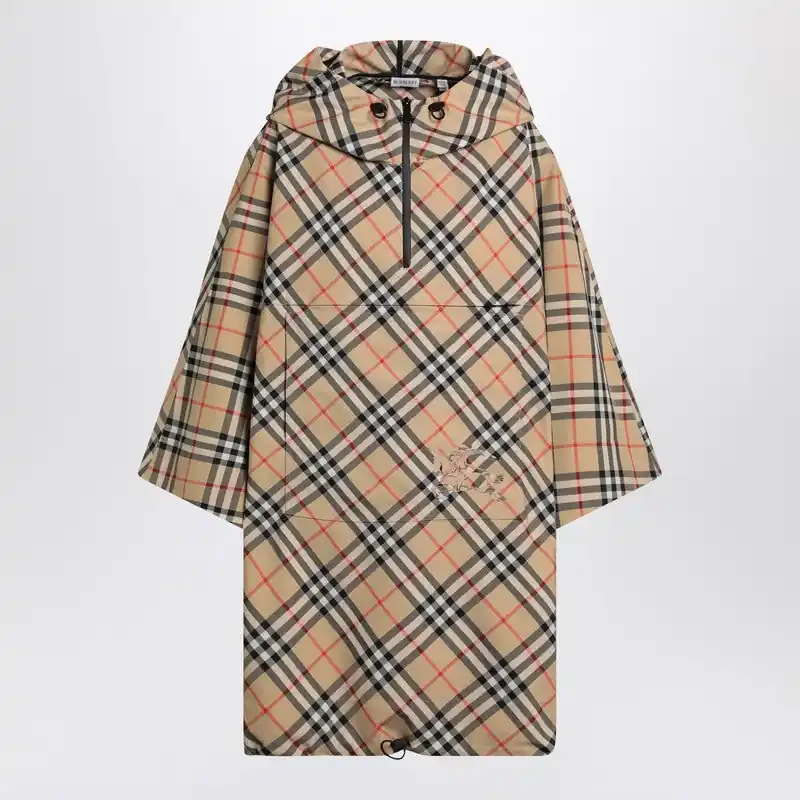 Beige Flounced Midi Skirt - Burberry