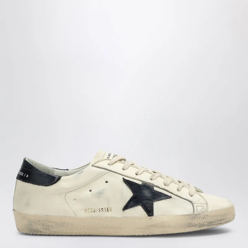 Super-Star Beige/Blue Low Sneakers