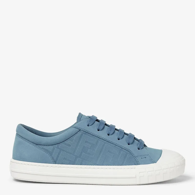 Domino Sneaker In Beige Nabuck - Fendi