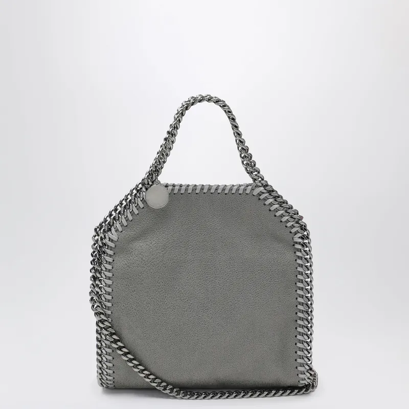 Falabella Micro Tote Bag In Light Grey - Stella McCartney