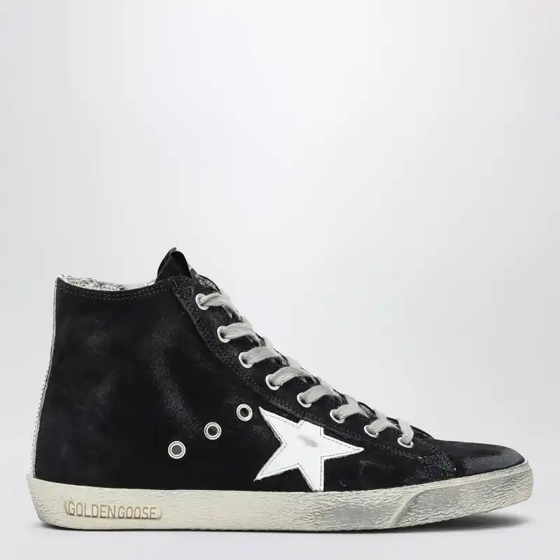 Francy Sneakers In Midnight Blue And White - Golden Goose