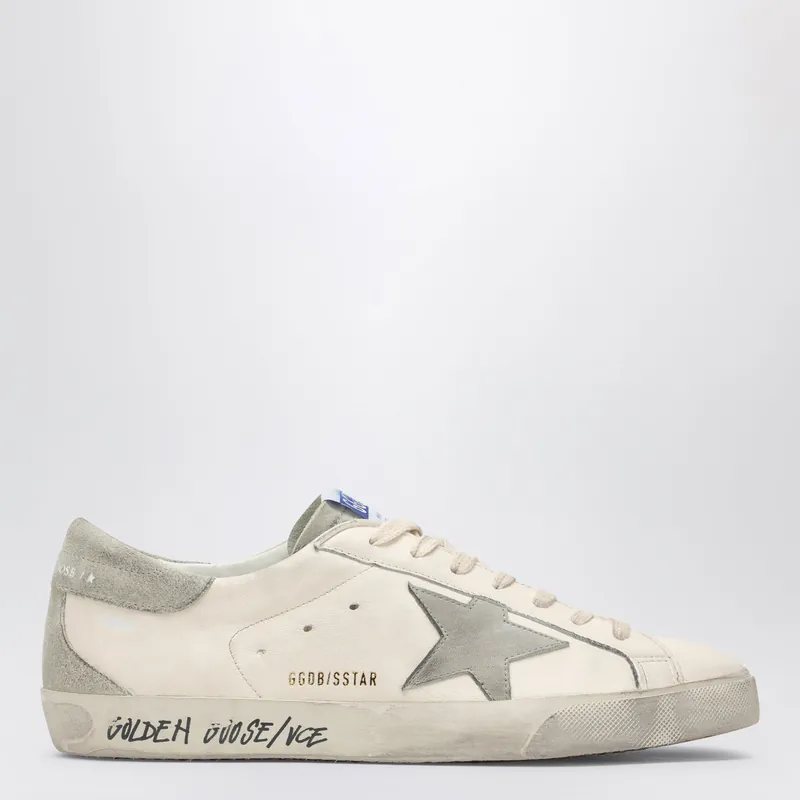 White/Grey Super-Star Sneakers