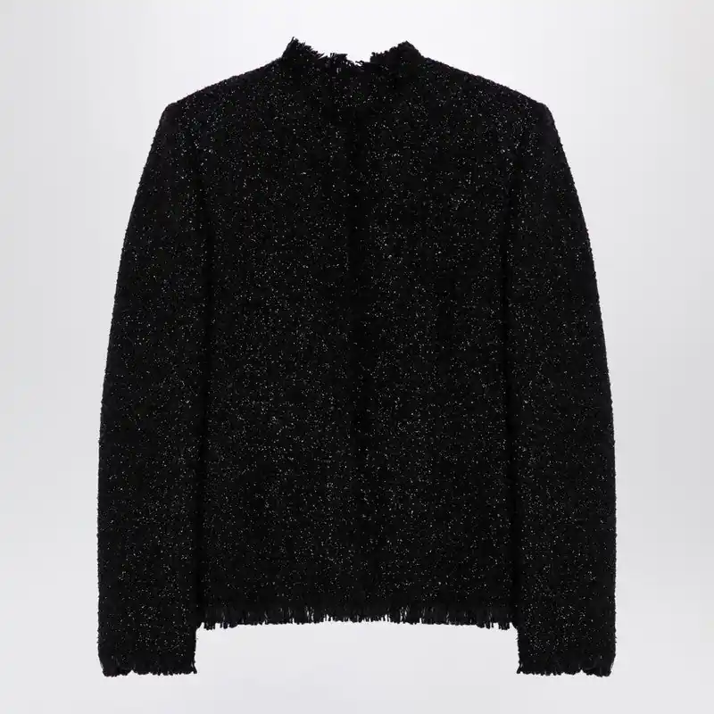 Black Tweed And Lurex Jacket - Givenchy