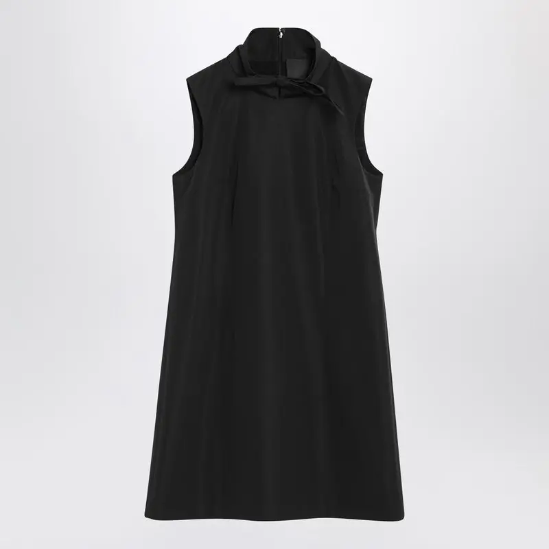 Black Mini Dress With Bow - Givenchy