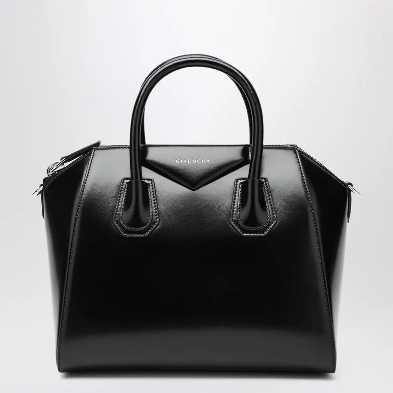 Small Black Leather Antigona Bag - Givenchy