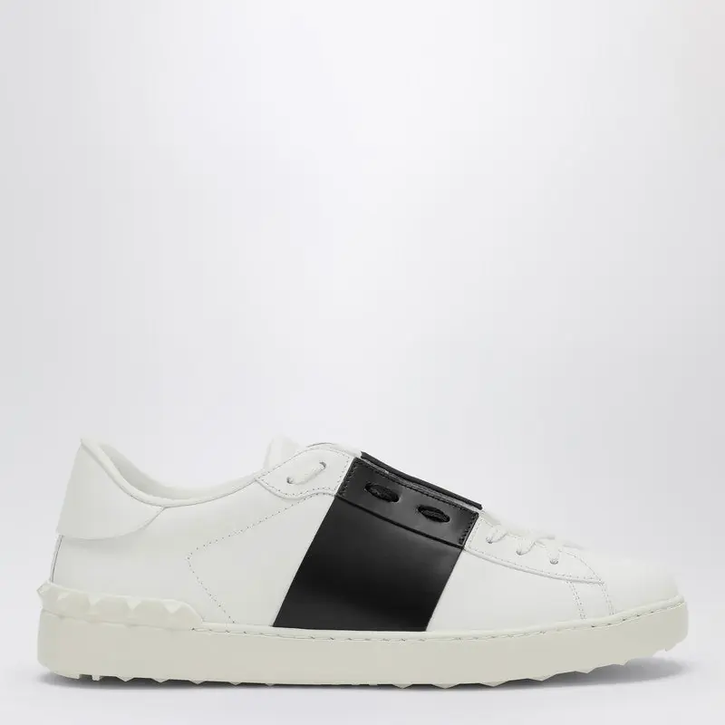 White/Black Open Sneakers - Valentino Garavani