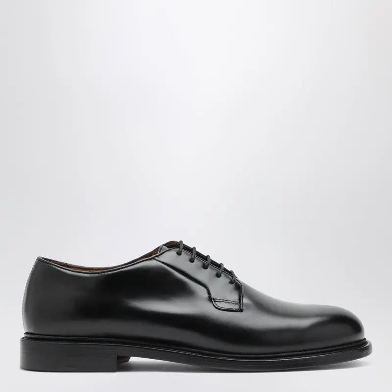 Black Milton Gyw Derby Shoes In Leather - Sebago