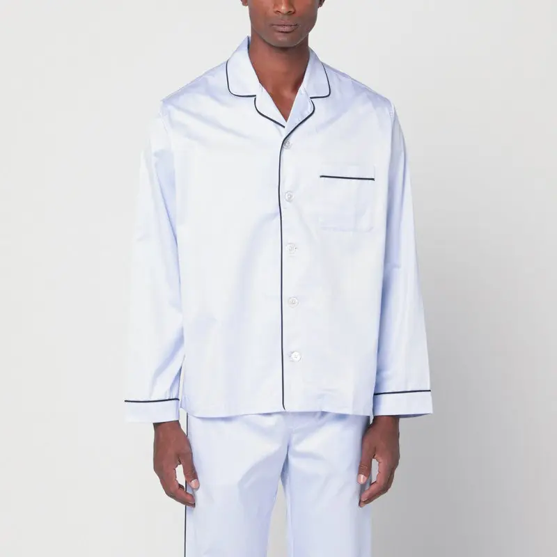 Light Blue Pyjama Shirt - Tekla