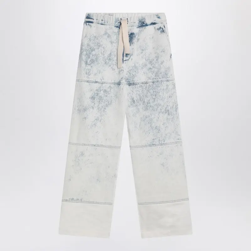 Light Blue Jeans With Drawstring - Dries Van Noten