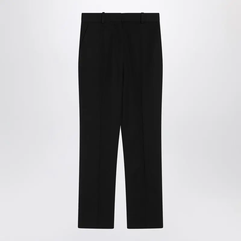 Black Trousers In Cotton Blend - Jacquemus