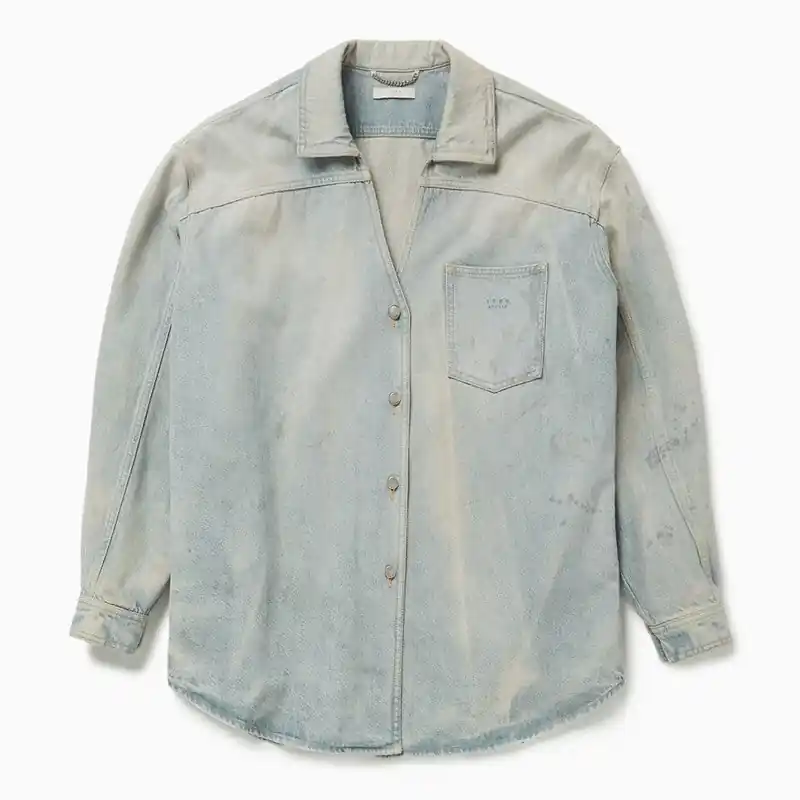 Light Blue Denim Overshirt - 1989 Studio