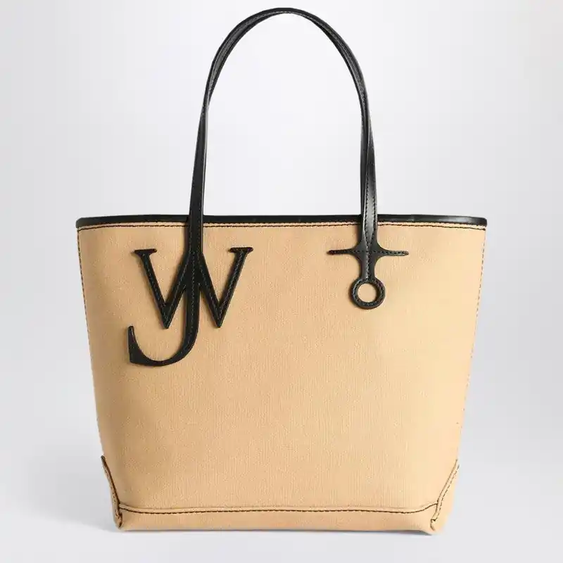 Small Beige Anchor Tote Bag - JW Anderson