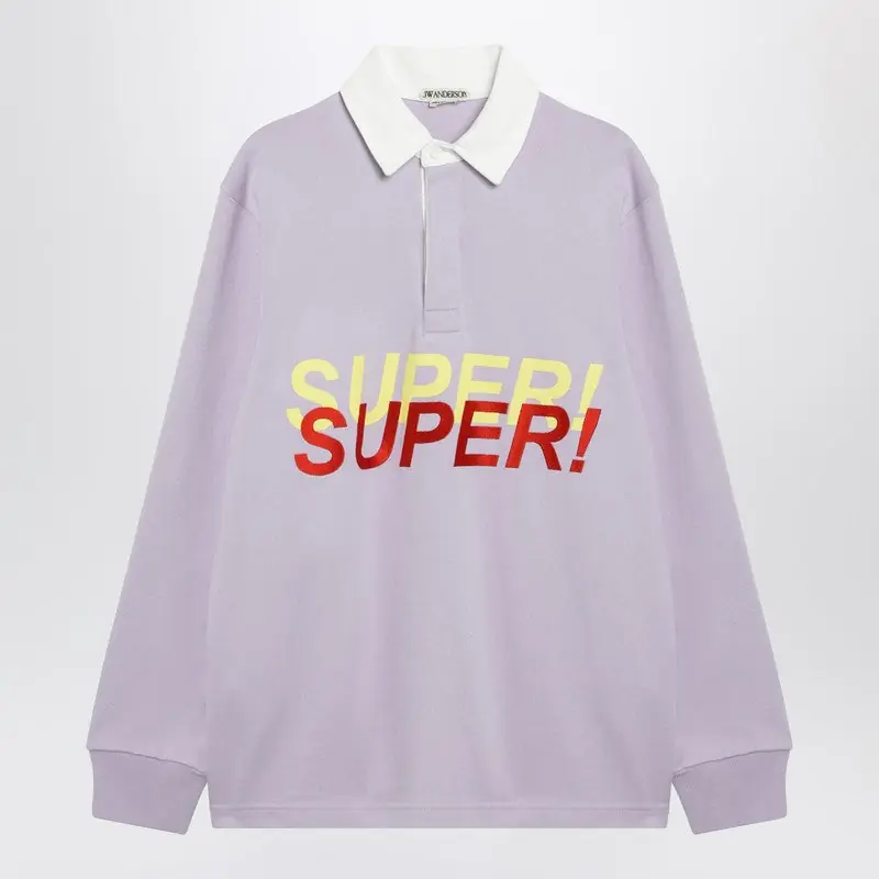 Lilac Super Super Polo Shirt - JW Anderson