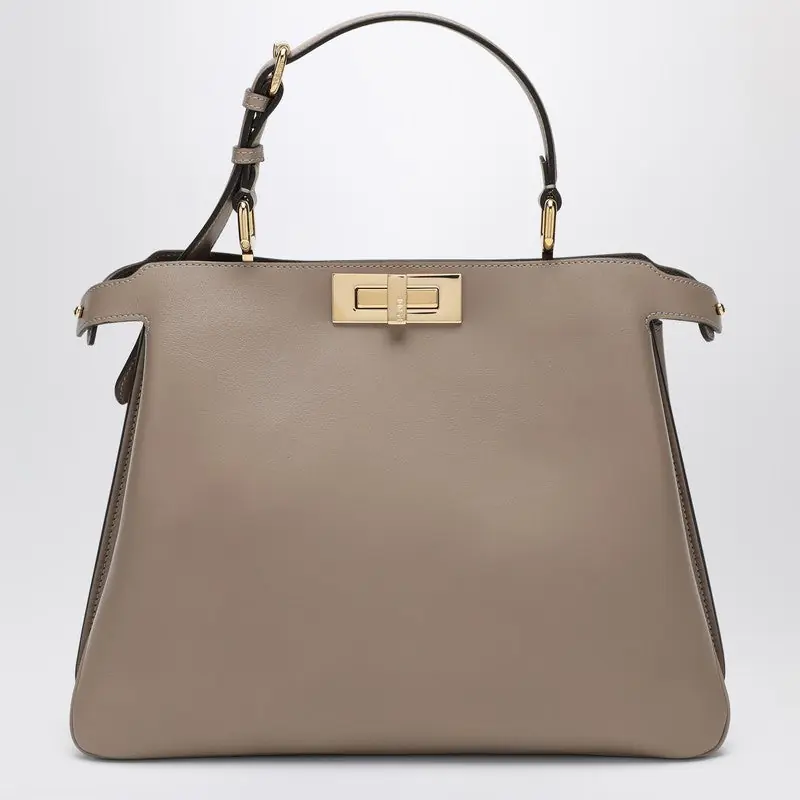 Peekaboo Soft Medium Bag Taupe - Fendi