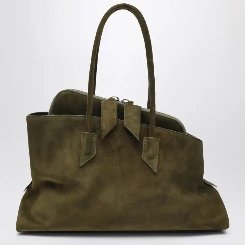 La Passeggiata Medium Khaki Bag - The Attico