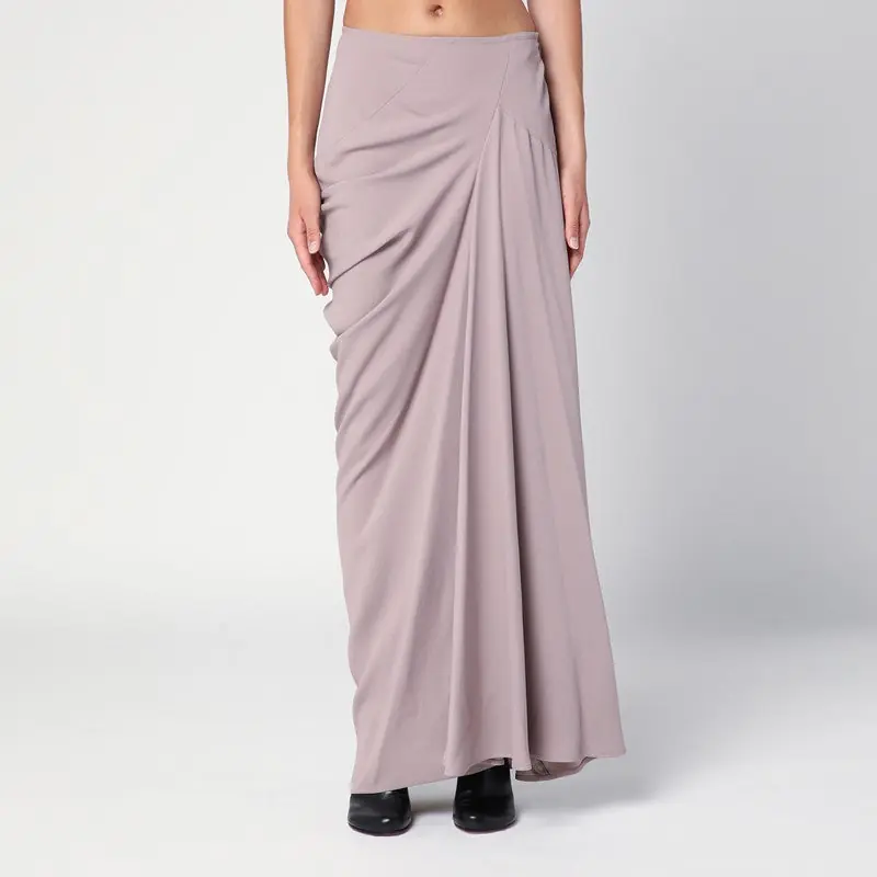 Pink Long Draped Skirt - Dries Van Noten